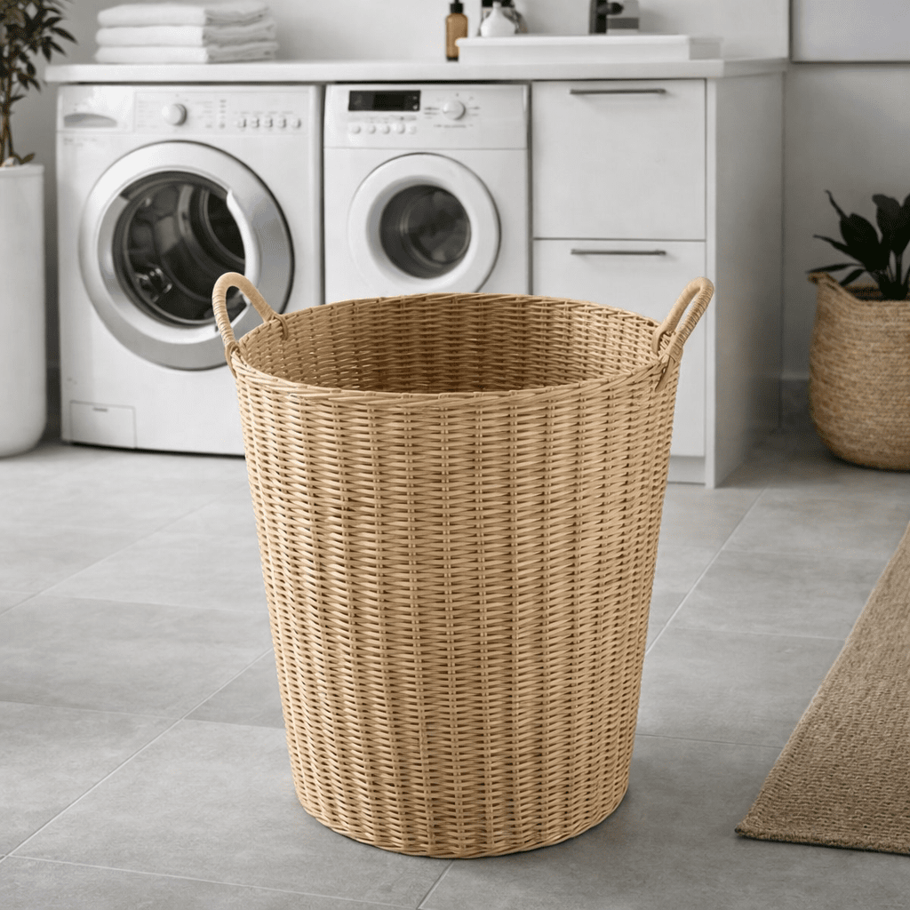 RattanNest | Stylish Versatile Foldable Storage Basket for Organization 0