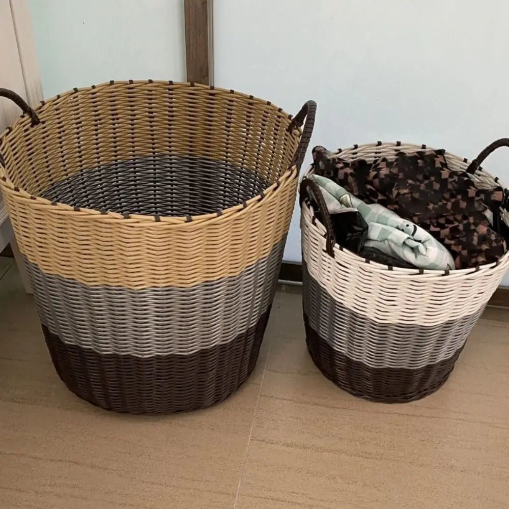 RattanNest | Stylish Versatile Foldable Storage Basket for Organization 2