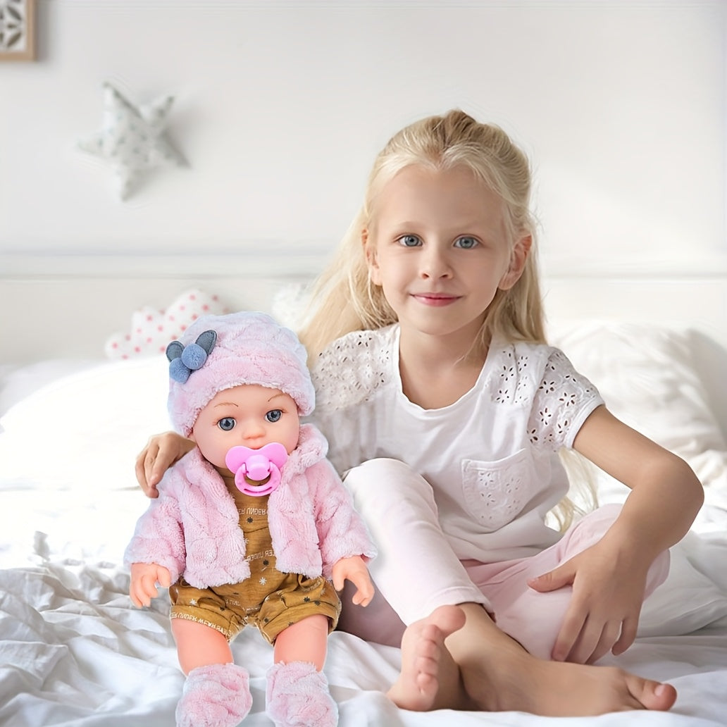 Realistic Silicone Baby Doll – Soft Body Interactive Toy for Toddlers and Children 2