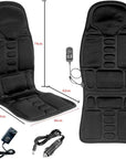 RelaxMate | Heated Massage Cushion Pad for Back & Neck Support at Home or Car 5