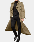 Rens | Water-Resistant Trench Coat for Men with Longline Silhouette 0