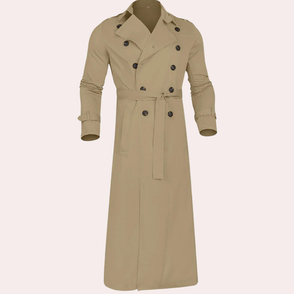 Rens | Water-Resistant Trench Coat for Men with Longline Silhouette 1