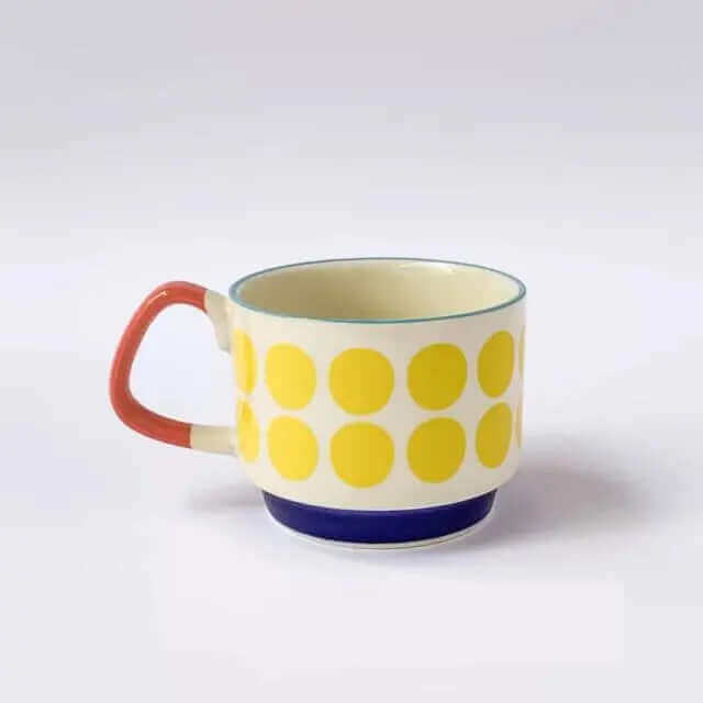 RetroCeramica | Unique Stylish Mid-Century Ceramic Coffee Mugs Set 0