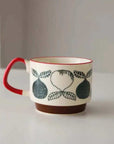 RetroCeramica | Unique Stylish Mid-Century Ceramic Coffee Mugs Set 6
