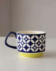 RetroCeramica | Unique Stylish Mid-Century Ceramic Coffee Mugs Set 8