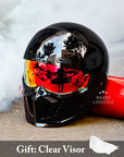 Retro Motorcycle Helmet Stylish ABS Shell EPS Layer 6