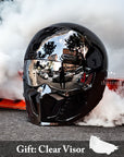 Retro Motorcycle Helmet Stylish ABS Shell EPS Layer 8