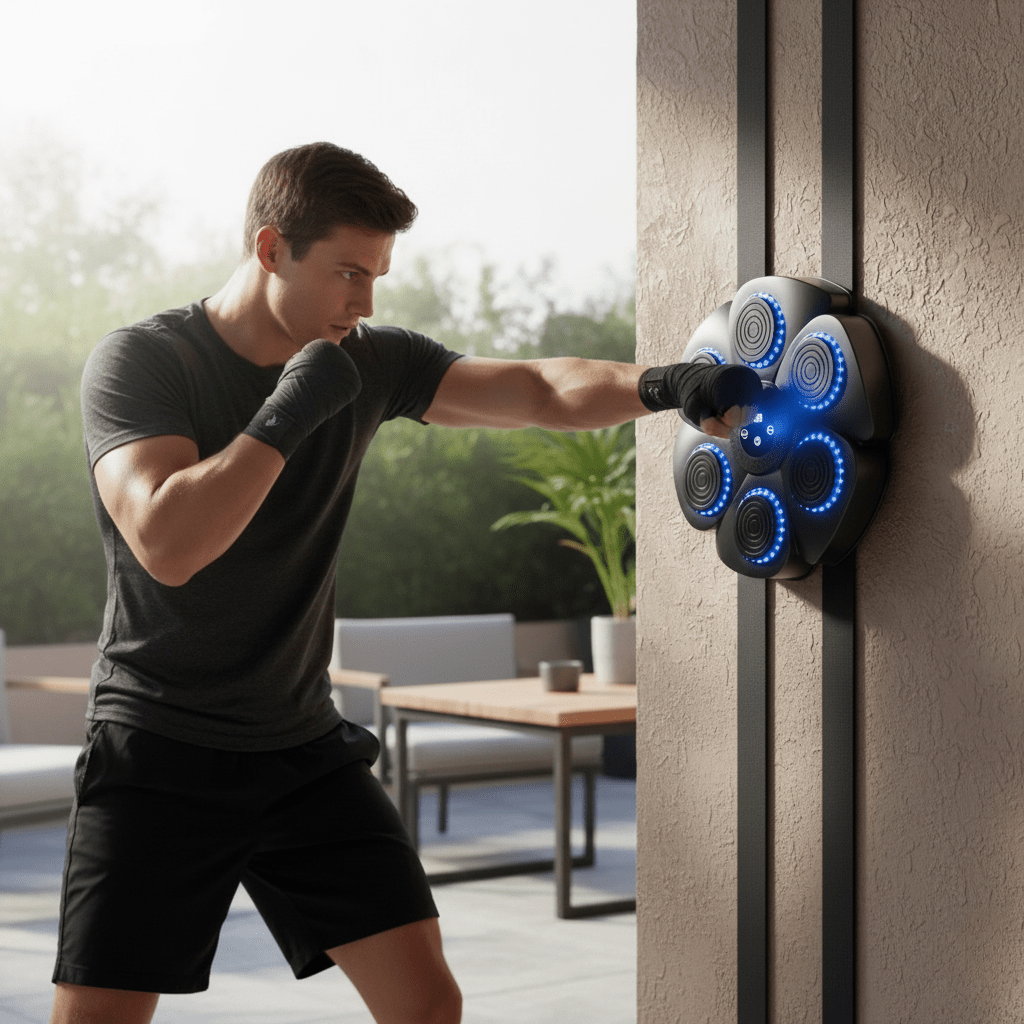 RhythmBox | Dynamic Interactive Smart Boxing Machine with Music & Lights 1
