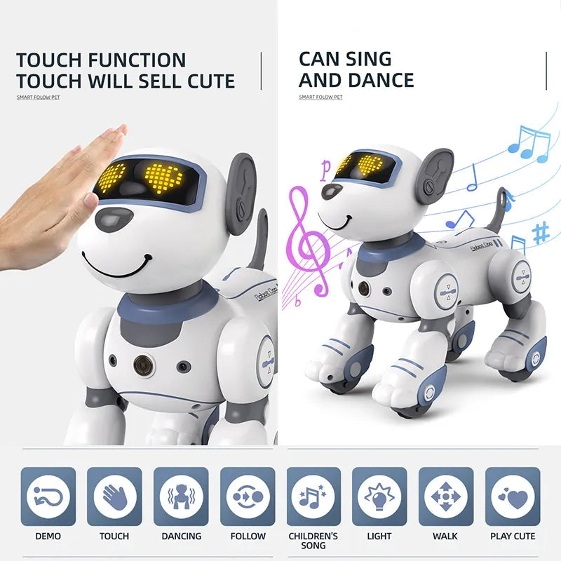 RoboPaw | Interactive Smart Programmable Electronic Dog Toy for Kids 4