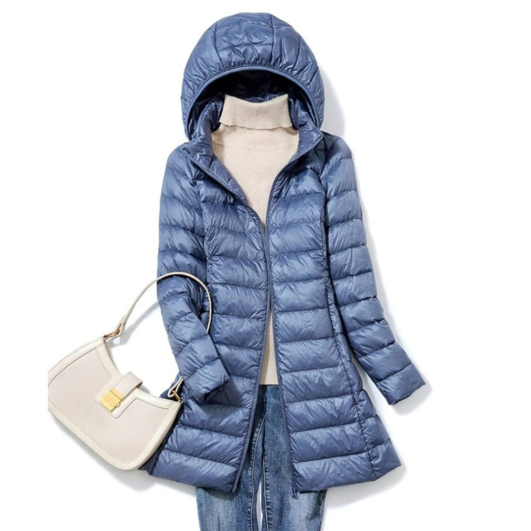 Rose | Stylish Women’s Winter Puffer Jacket with Hood — Cozy and Warm 0