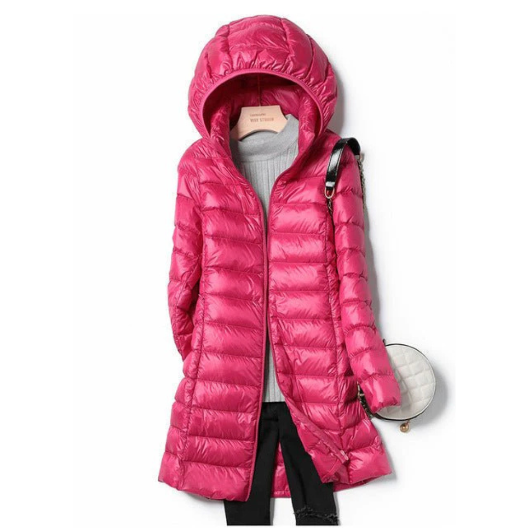 Rose | Stylish Women’s Winter Puffer Jacket with Hood — Cozy and Warm 1