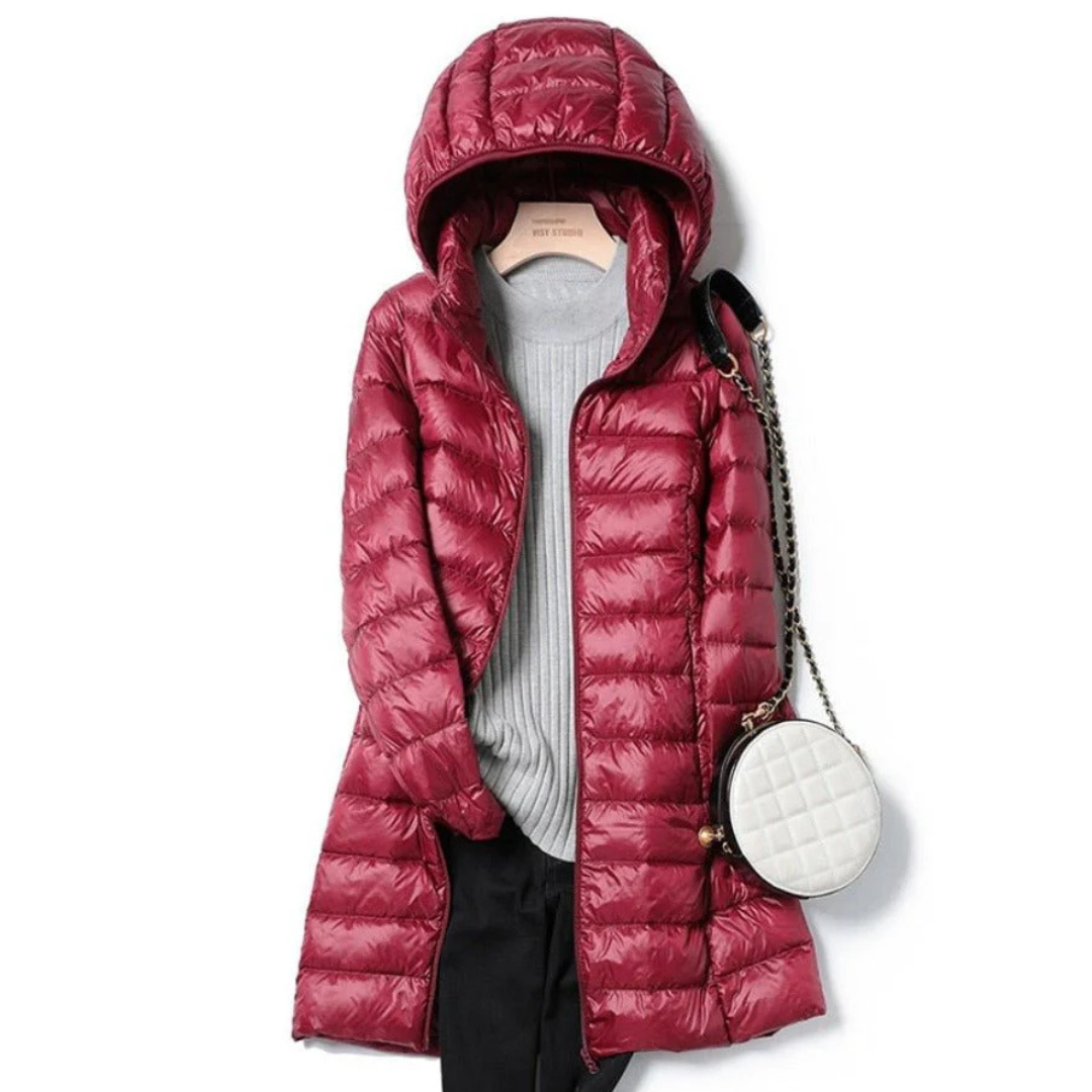 Rose | Stylish Women’s Winter Puffer Jacket with Hood — Cozy and Warm 3