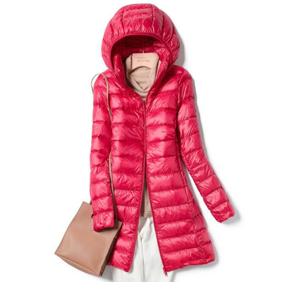 Rose | Stylish Women’s Winter Puffer Jacket with Hood — Cozy and Warm 4