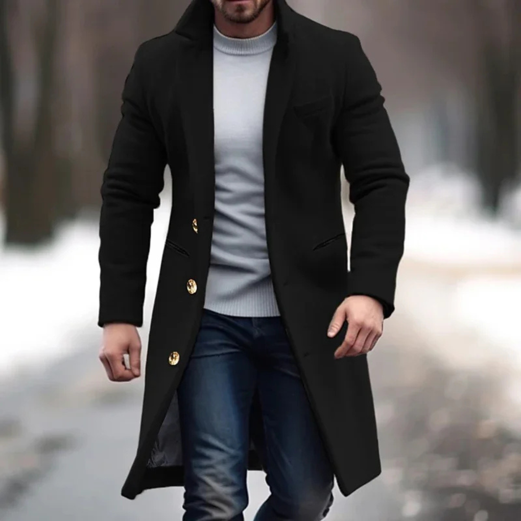 Rouxel | Wool Blend Jacket for Men – Elegant Layer for Cold Days 0
