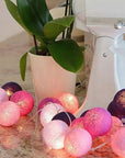 Royallure | Charming Colorful Cotton Ball Garland Lights for Cozy Decor 8