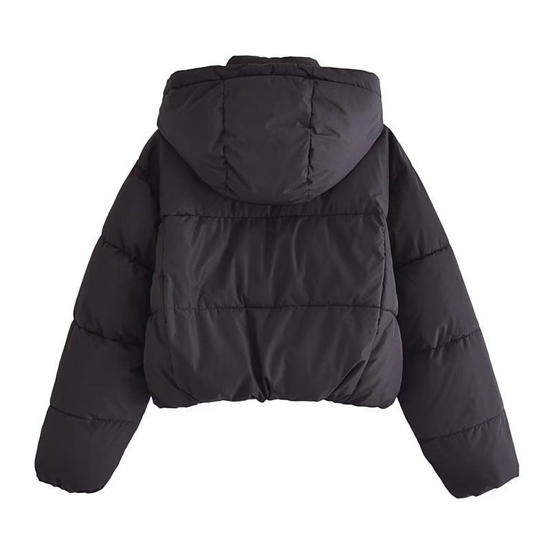 Ruby | Women's Cropped Hooded Puffer Winter Jacket 4