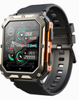 Rugged Smartwatch with Gorilla Glass, Stainless Steel, Waterproof Fitness Tracker – Heart Rate Monitor 0