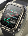 Rugged Smartwatch with Gorilla Glass, Stainless Steel, Waterproof Fitness Tracker – Heart Rate Monitor 7