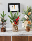 RusticBough | Charming Mini Tabletop Christmas Tree for Cozy Holiday Decor 0