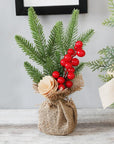 RusticBough | Charming Mini Tabletop Christmas Tree for Cozy Holiday Decor 2