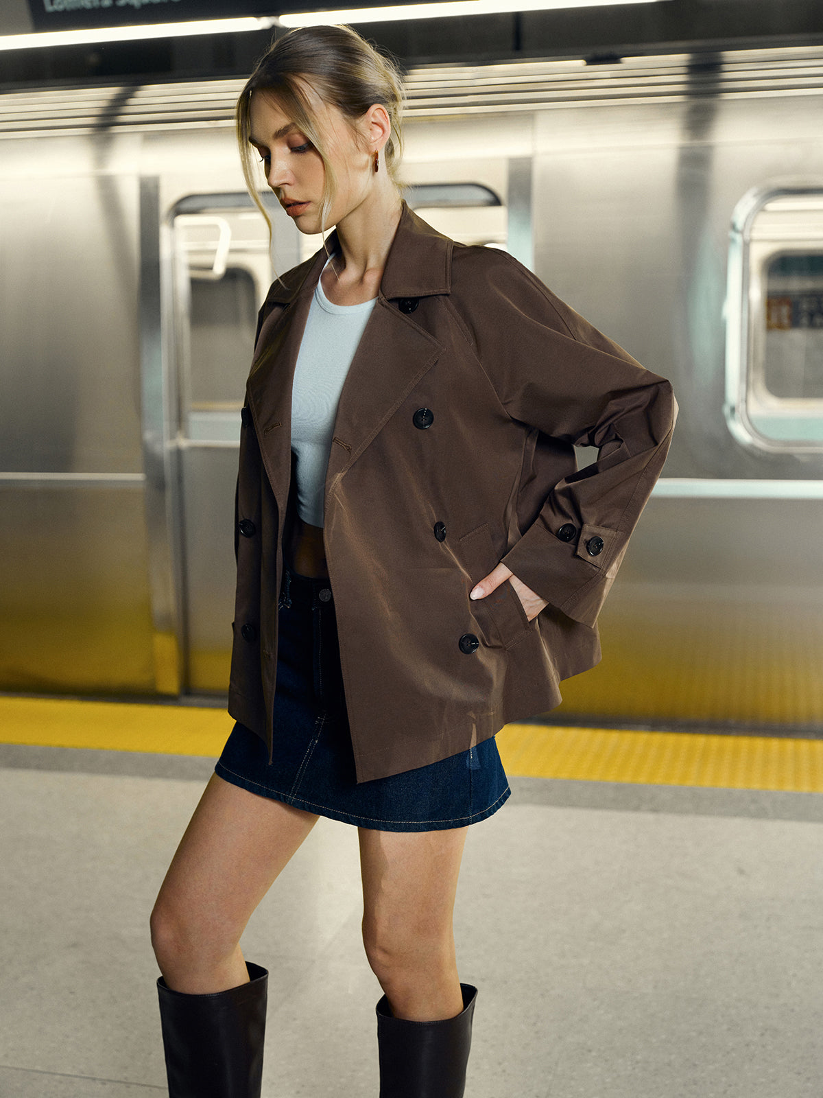 Ruth | Double-Breasted Trench Coat 0