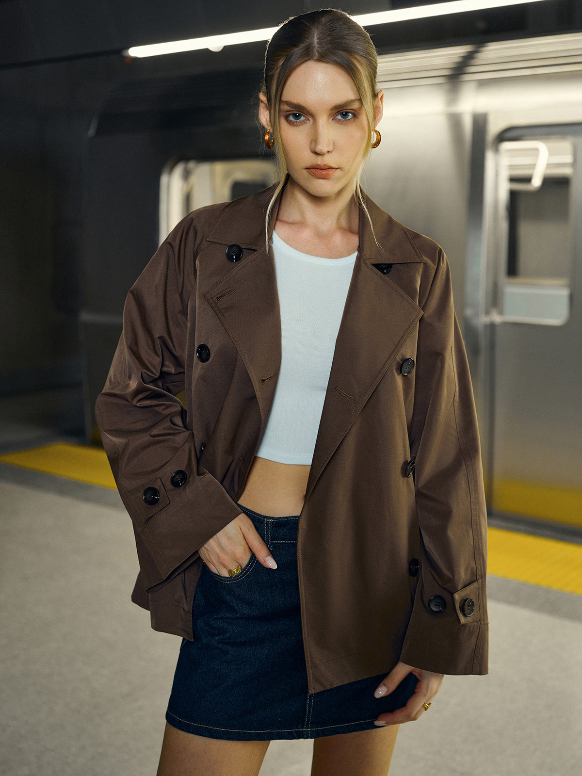 Ruth | Double-Breasted Trench Coat 1