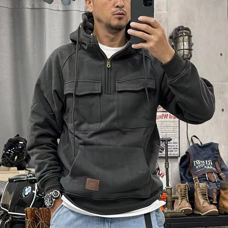 Ryder | Retro Motorcycle Hoodie for Men with Sleek Modern Look 1