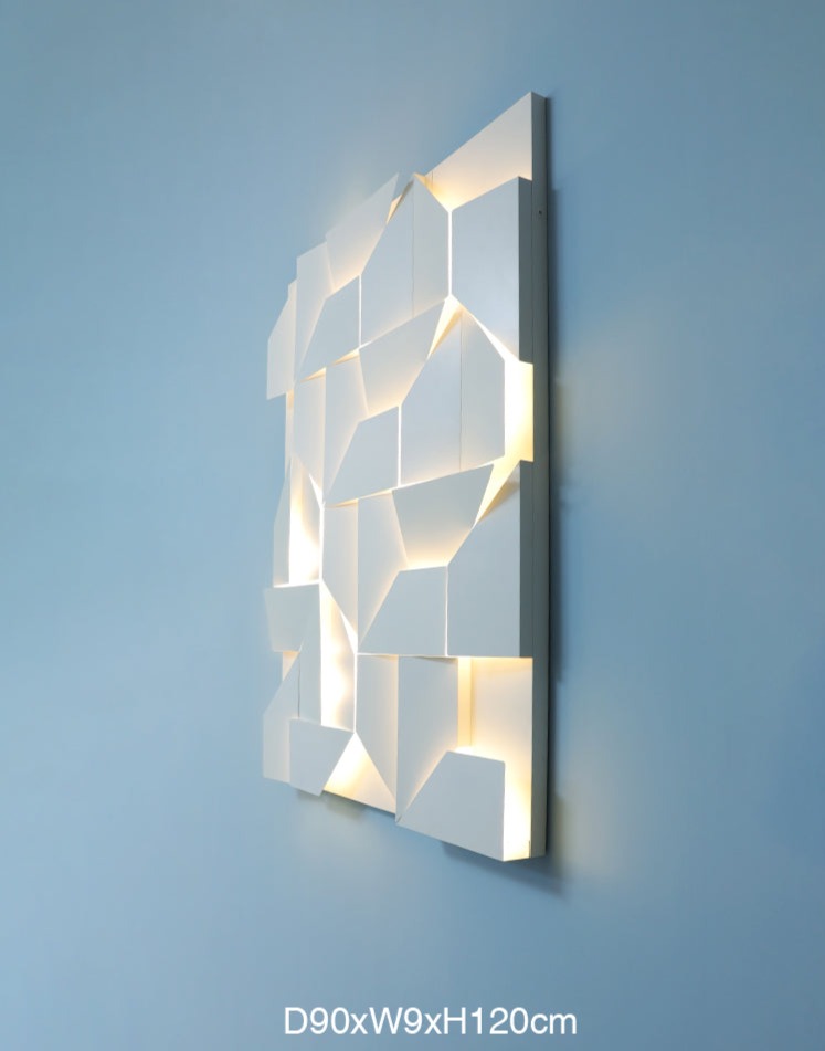 GlowVista – Lampada da parete 3D moderna per effetti visivi mozzafiato