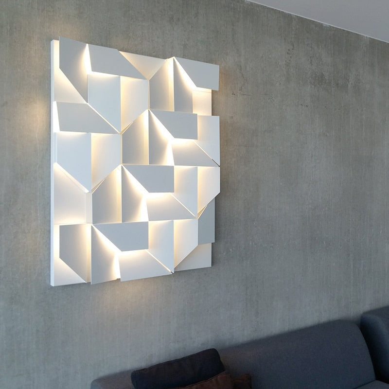 GlowVista – Lampada da parete 3D moderna per effetti visivi mozzafiato