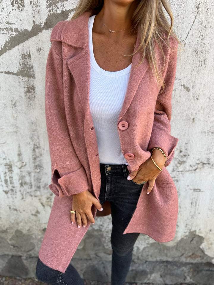 Sabrina | Women's Wool Blend Long Coat with Timeless Elegant Style 0