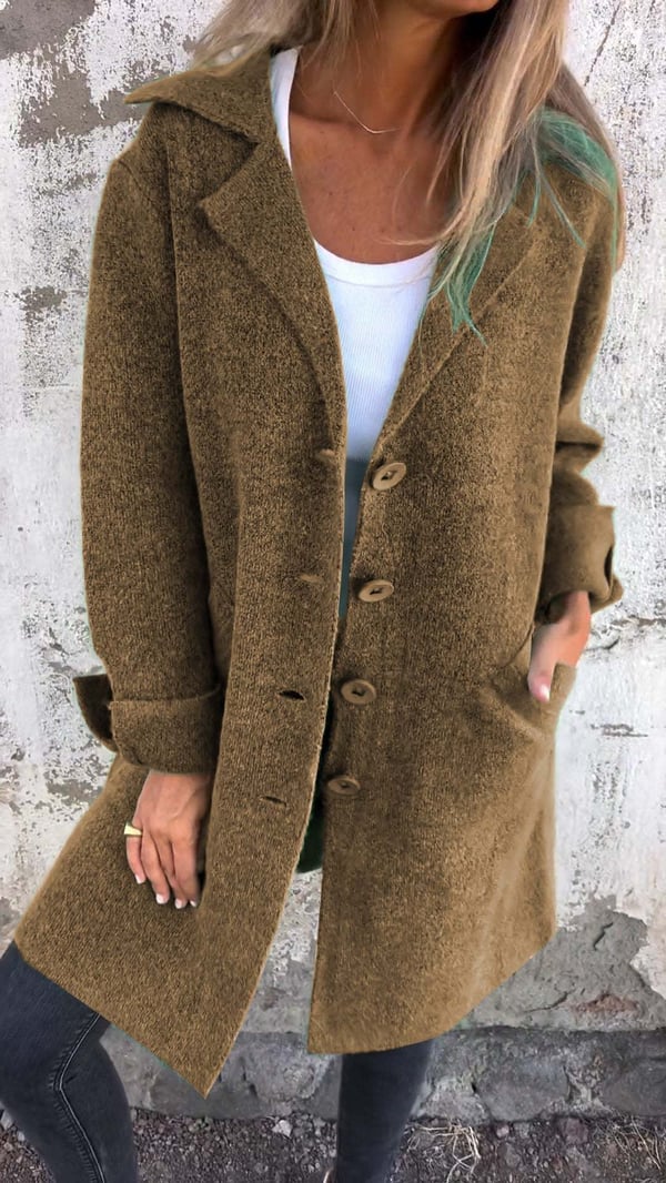 Sabrina | Women&#39;s Wool Blend Long Coat with Timeless Elegant Style 11