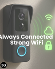SafeView | Wireless Doorbell Camera with Night Vision and Motion Detection 7