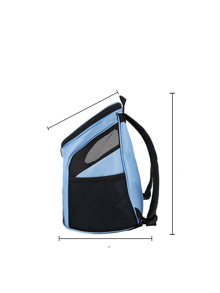 Safepaws - Durable Dog Travel Bag with Side Pocket for Cats &amp; Dogs 16