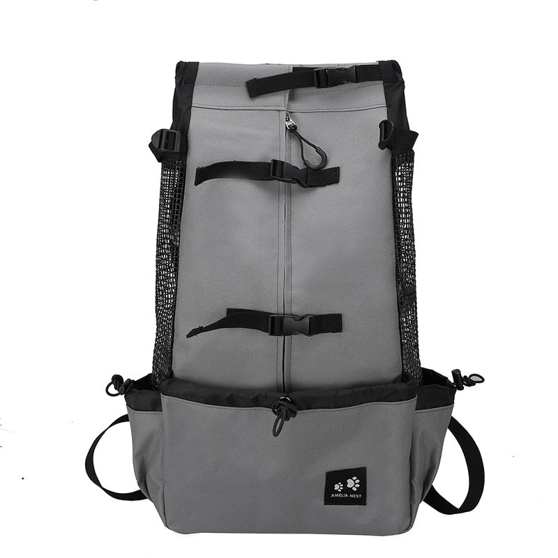 Safepaws - Durable Dog Travel Bag with Side Pocket for Cats &amp; Dogs 9