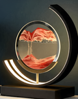SandGlow | Elegant Remote-Controlled Dimmable Sand Lamp for Tranquil Ambiance 0