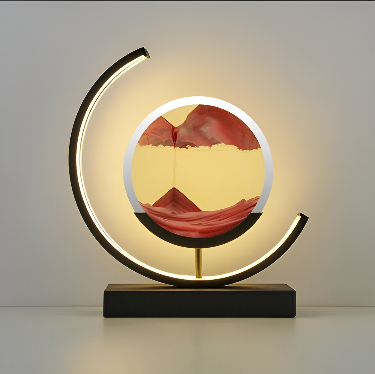SandGlow | Elegant Remote-Controlled Dimmable Sand Lamp for Tranquil Ambiance 3