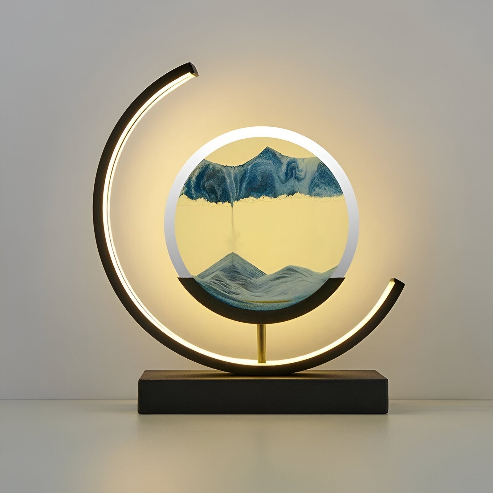 SandGlow | Elegant Remote-Controlled Dimmable Sand Lamp for Tranquil Ambiance 5
