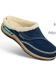 SapphireComfort | Cozy Adjustable Suede Slip-On Slippers 2