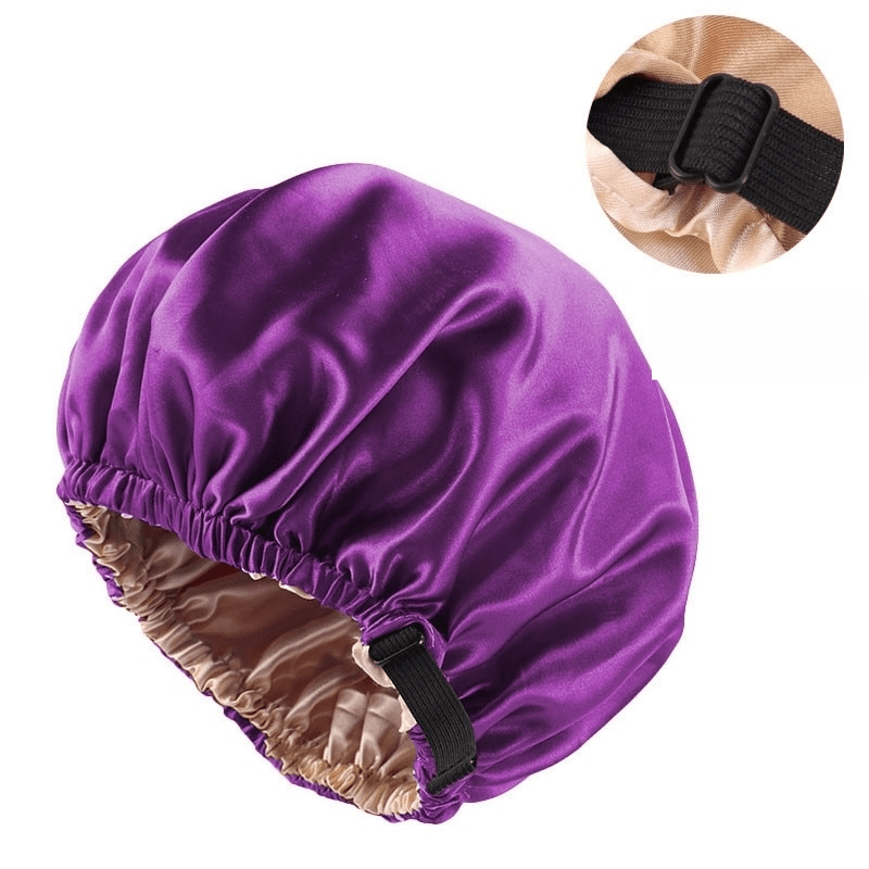 SatinGlow | Luxury Satin Hair Cap for Overnight Hair Protection 4
