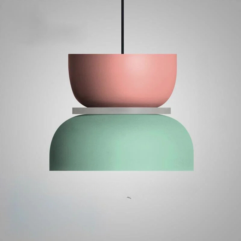 Scandinavian Macaron Pendant Light – Modern Multicolored Kitchen Pendant Lighting for Stylish Home Decor 10
