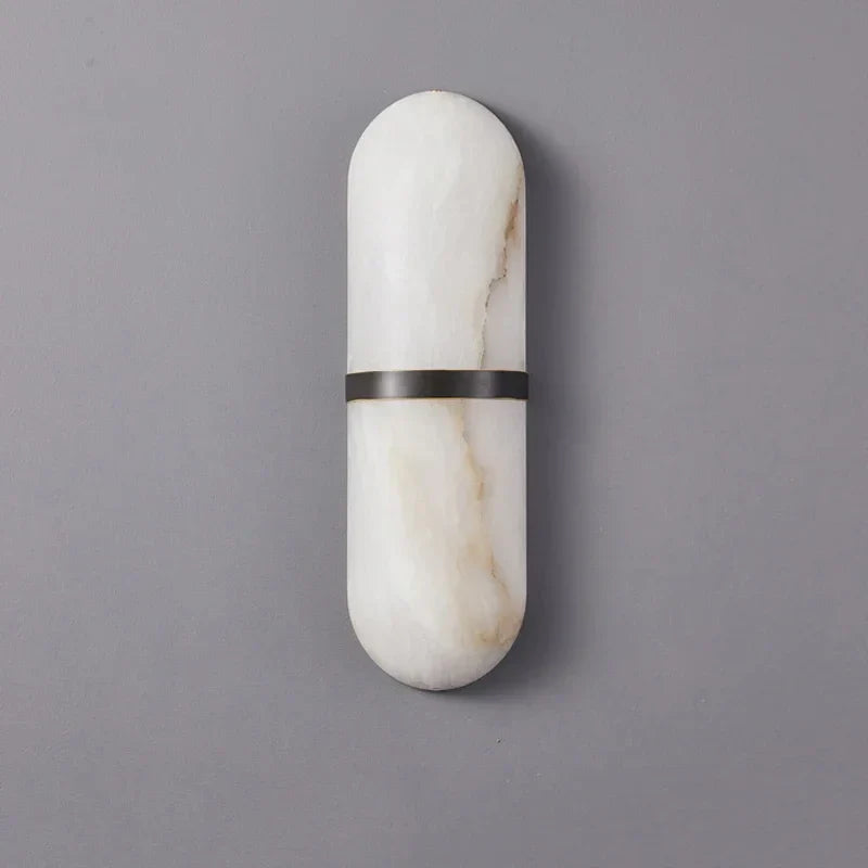 Scandinavian Wall Sconce Lamp with Luxurious Marble Finish – Energy-Efficient LED Wall Lighting for Modern Interiors 5