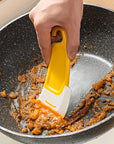 ScrapeMate | Kitchen Scraper Tool with Durable Non-Stick Plastic Blade 2