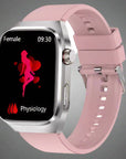 Advanced Health Smartwatch – ECG, Blood Sugar & Uric Acid Tracking | 2.04” AMOLED Display | Waterproof Fitness Monitor