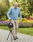 SeatWalk | Folding Walking Stick with Built-In Seat for Comfort and Portability 0