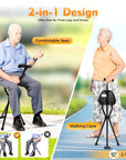 SeatWalk | Folding Walking Stick with Built-In Seat for Comfort and Portability 5