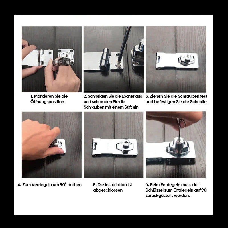 SecureLock | Durable Stylish Keyed Door Lock for Easy Installation 6