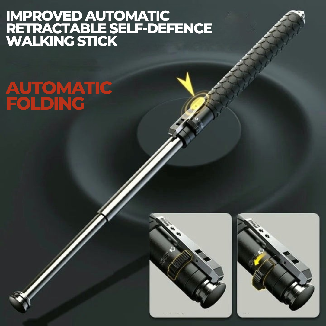 Self-Defense Hiking Stick with Automatic Mechanism 5