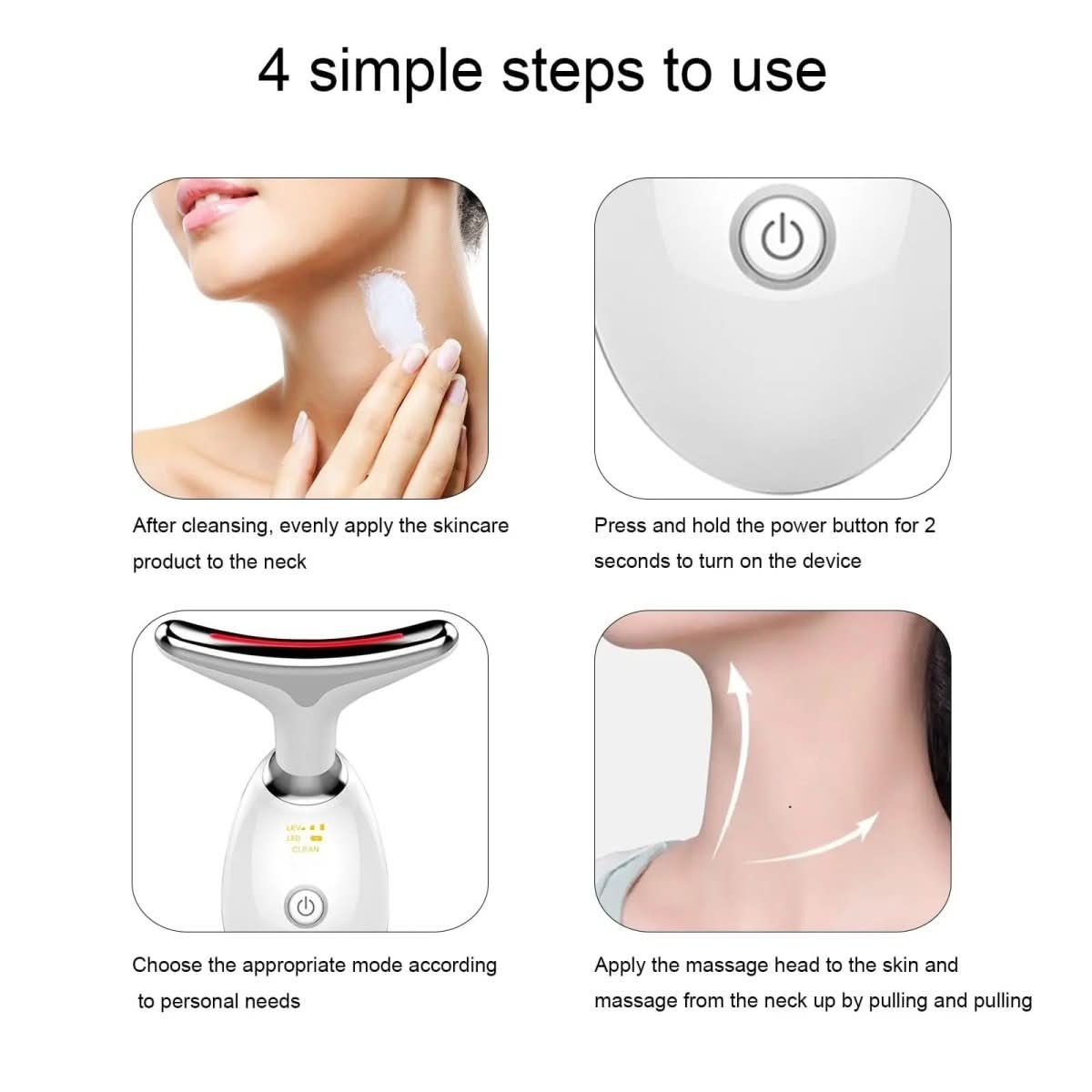 Serenetech | 3-in-1 Facial Care Device with Light, Vibration & Heat Modes 2