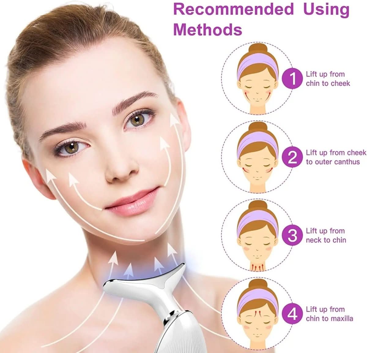 Serenetech | 3-in-1 Facial Care Device with Light, Vibration & Heat Modes 4