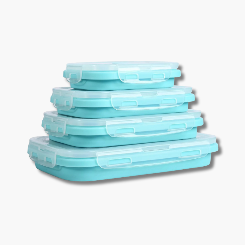 SiliconeFlex | Collapsible Leak-Proof Food Storage Containers Set 1